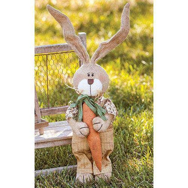 Burlap Overall Bunny - The Fox Decor